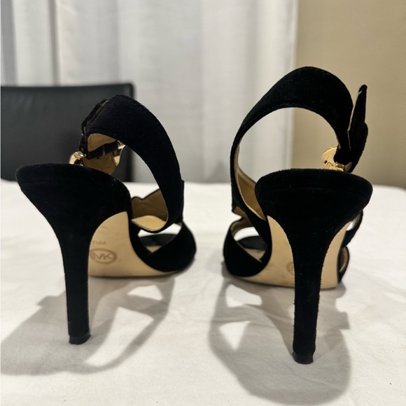 Michael Kors Black Strappy Heels - Picture 2 of 8